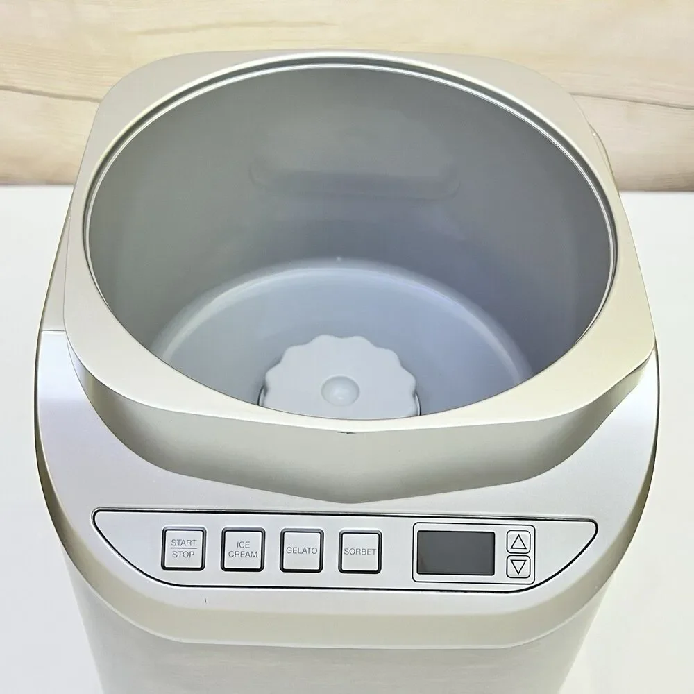 Cuisinart ICE-70 Ice Cream Maker 2-Qt Stainless Steel Base ONLY Main Unit *READ*